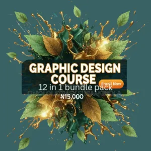 Graphic Design 12-in-1 Tutorial Bundle | Beginner To Advanced ₦15,000.