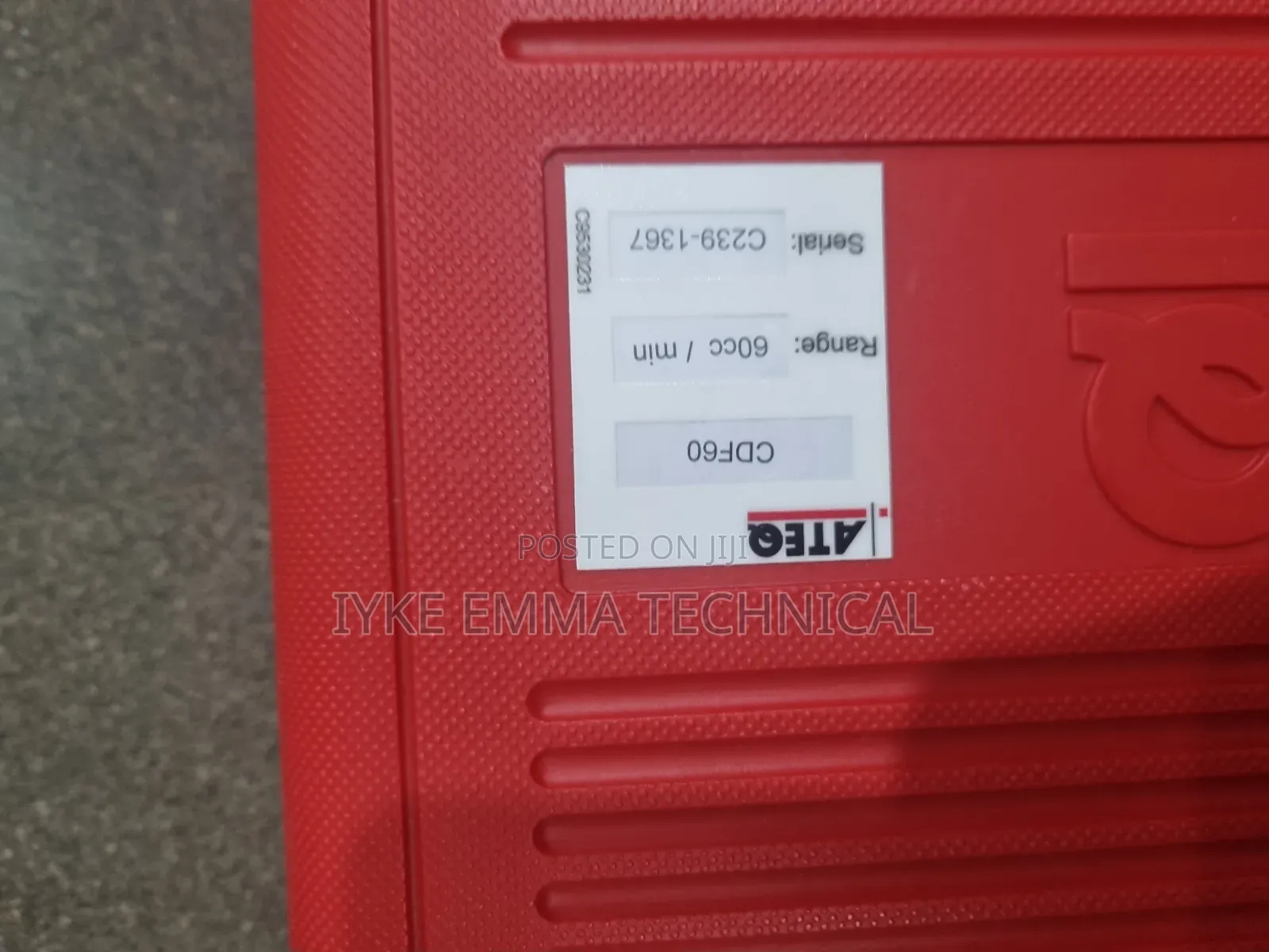 Hanheld Leak/Flow Calibrator Cdf60