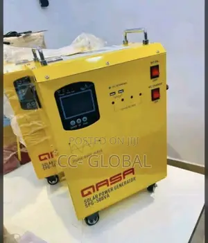 Qasa 500w Solar Generator –No Fuel Needed!Stay Powered on Without Fuel