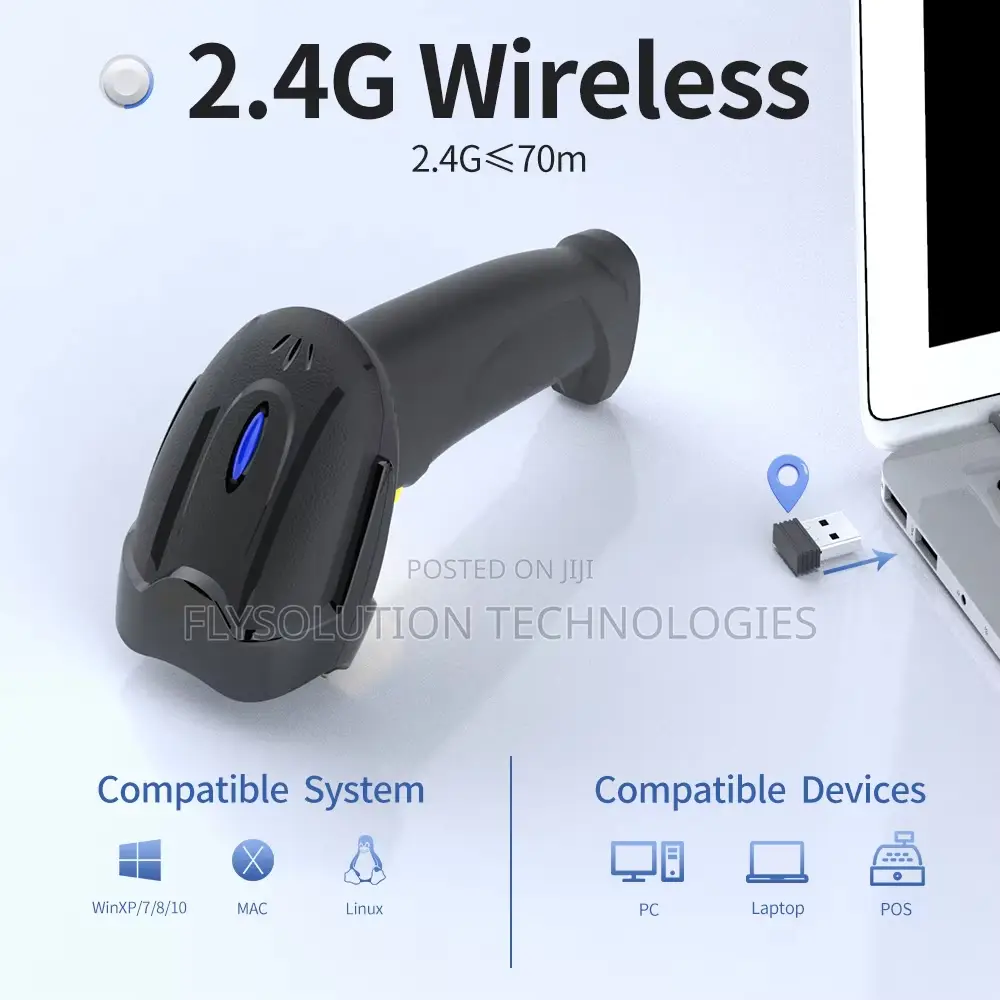 X-9101c Supermarket Wireless 2.4g Qr Code Handheld 2d Barcode Scanner