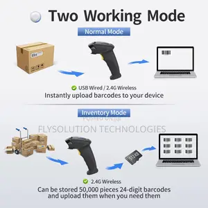 X-9101c Supermarket Wireless 2.4g Qr Code Handheld 2d Barcode Scanner