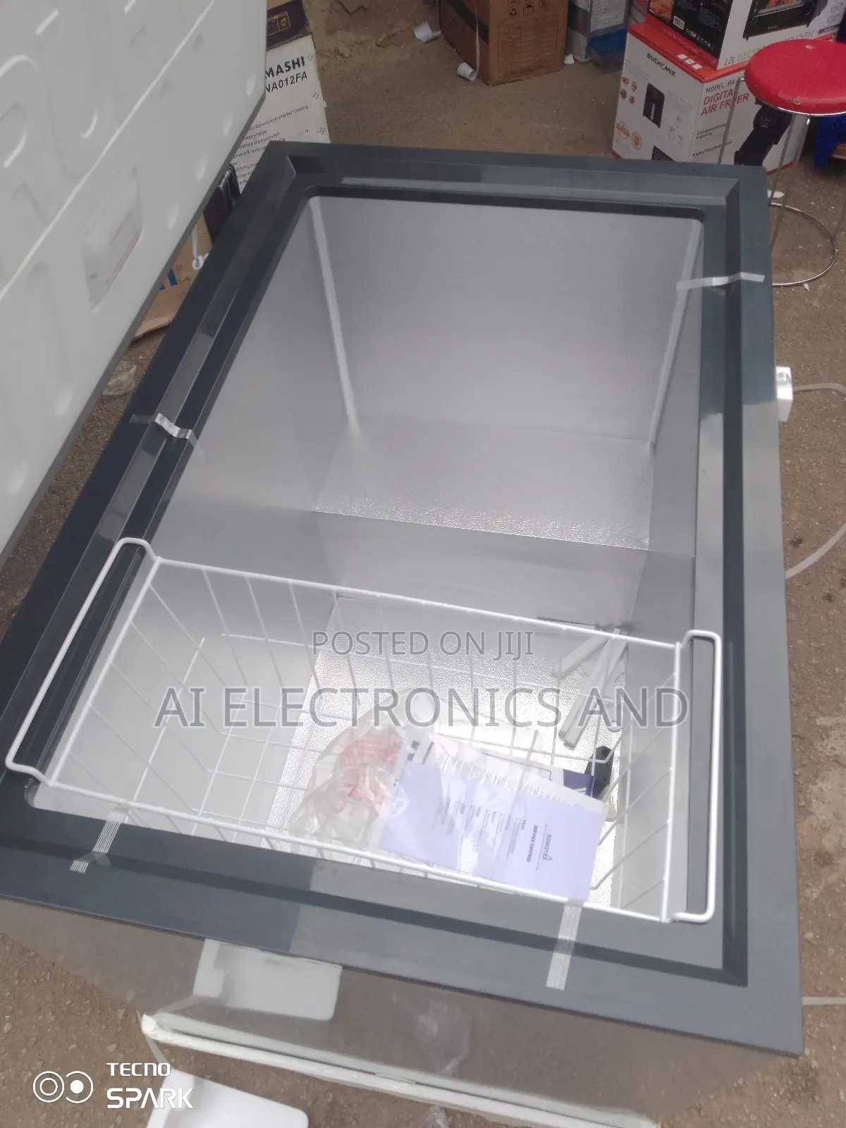 Bruhm Chest Freezer Silver Color Model BCS-310mr