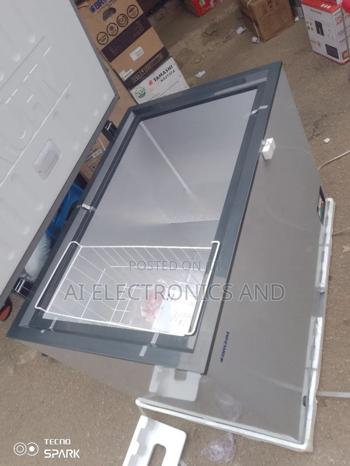 Bruhm Chest Freezer Silver Color Model BCS-310mr