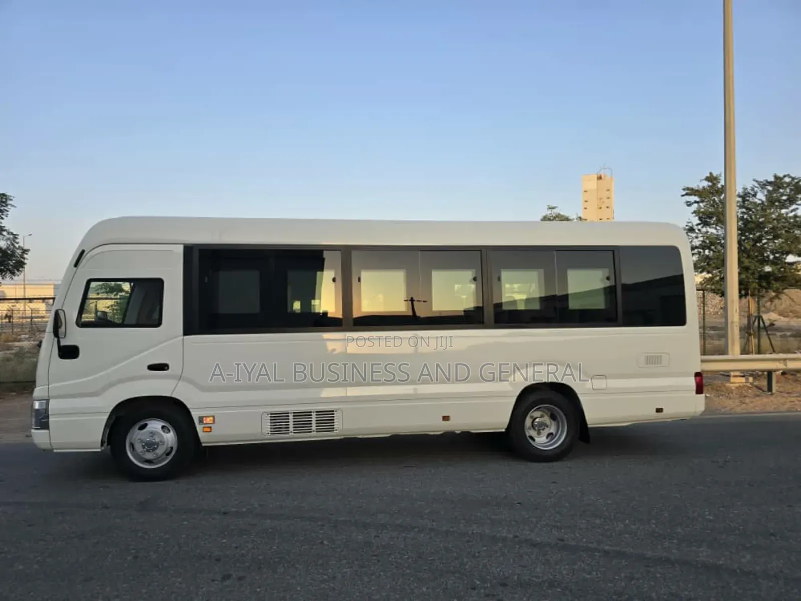 New Toyota Coaster 2025 White