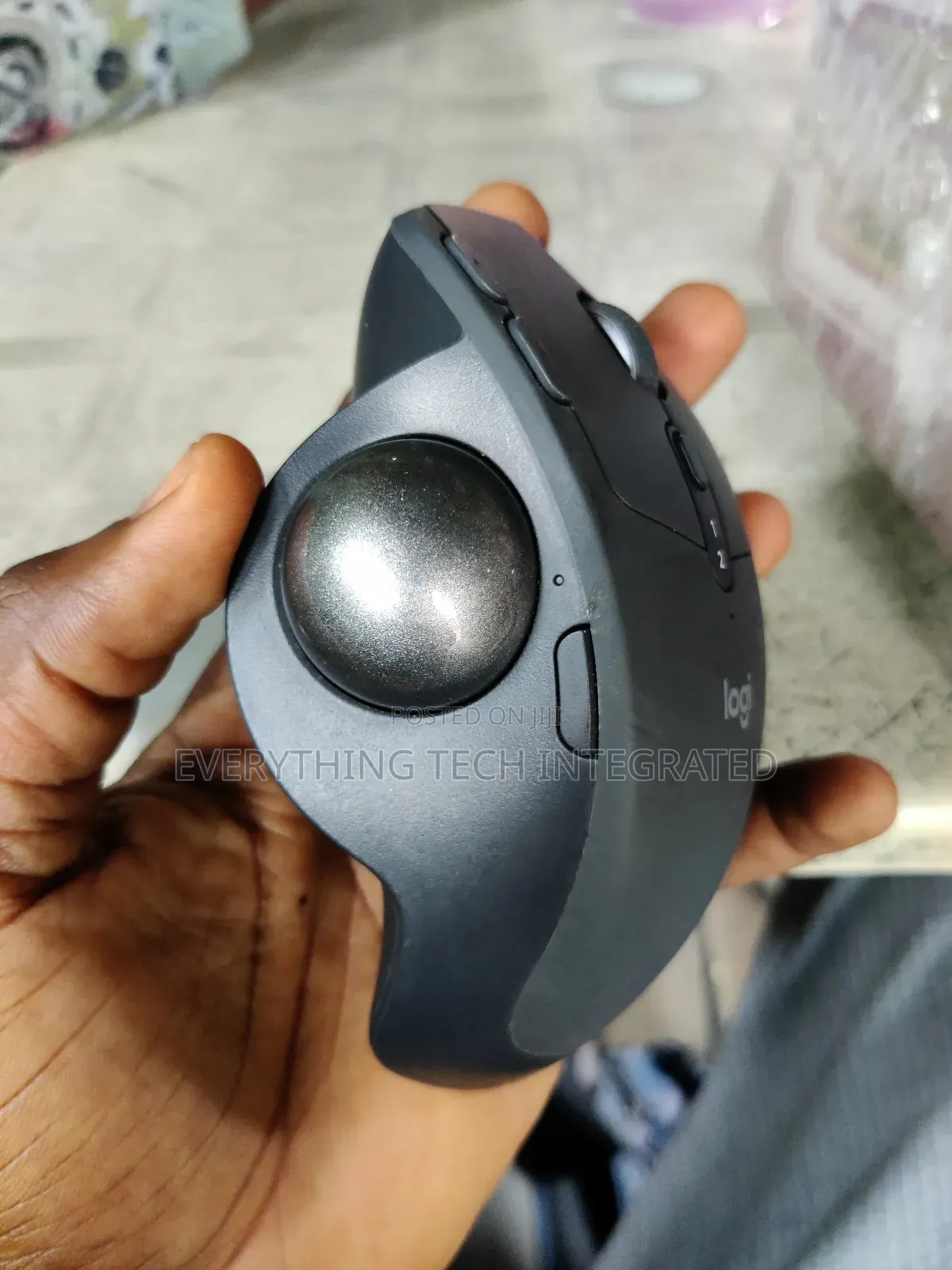 Logitech Mx Ergo Wireless Trackball Mouse, Ergonomic Desig