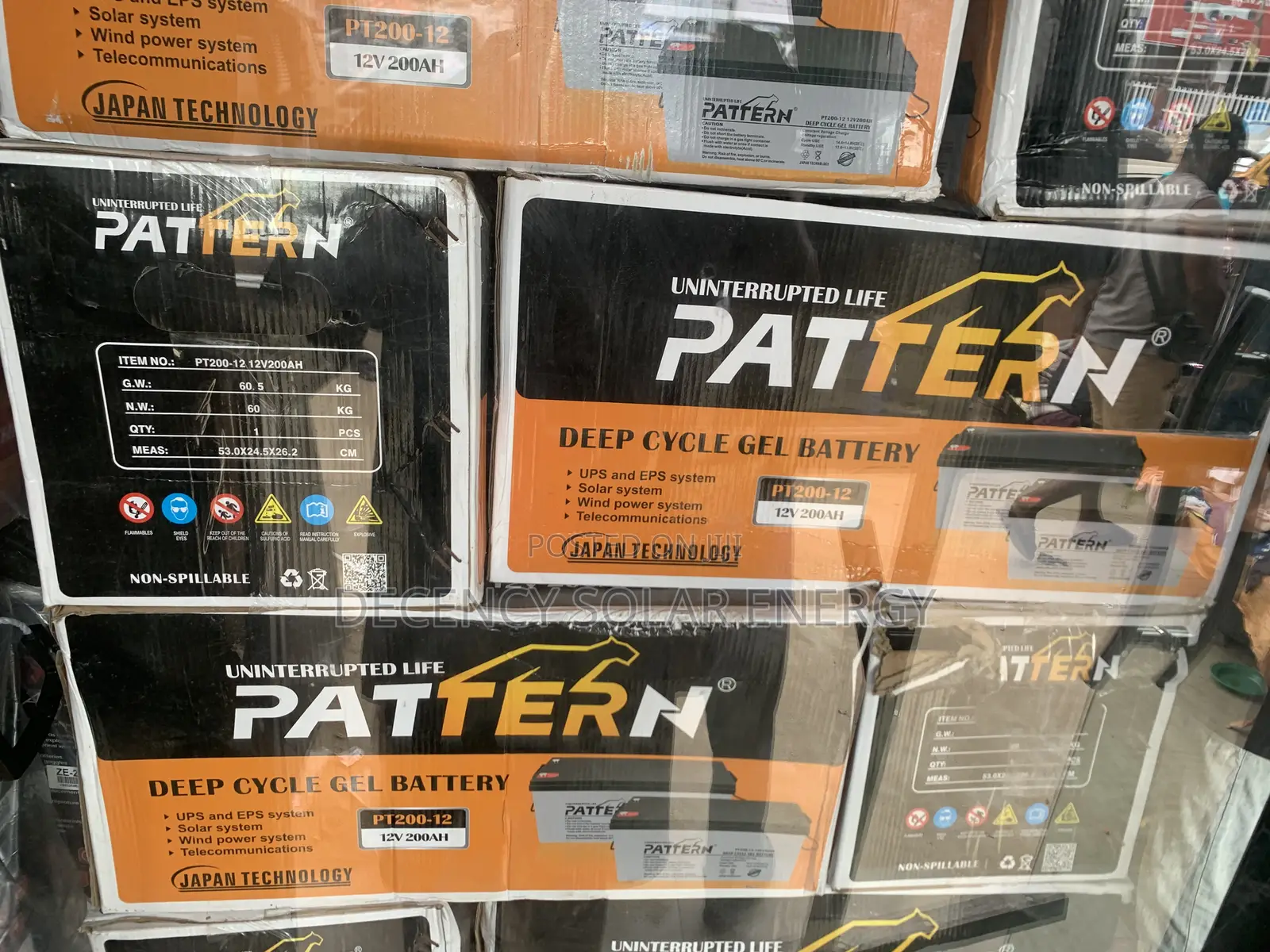 Pattern Drycell Battery  200a