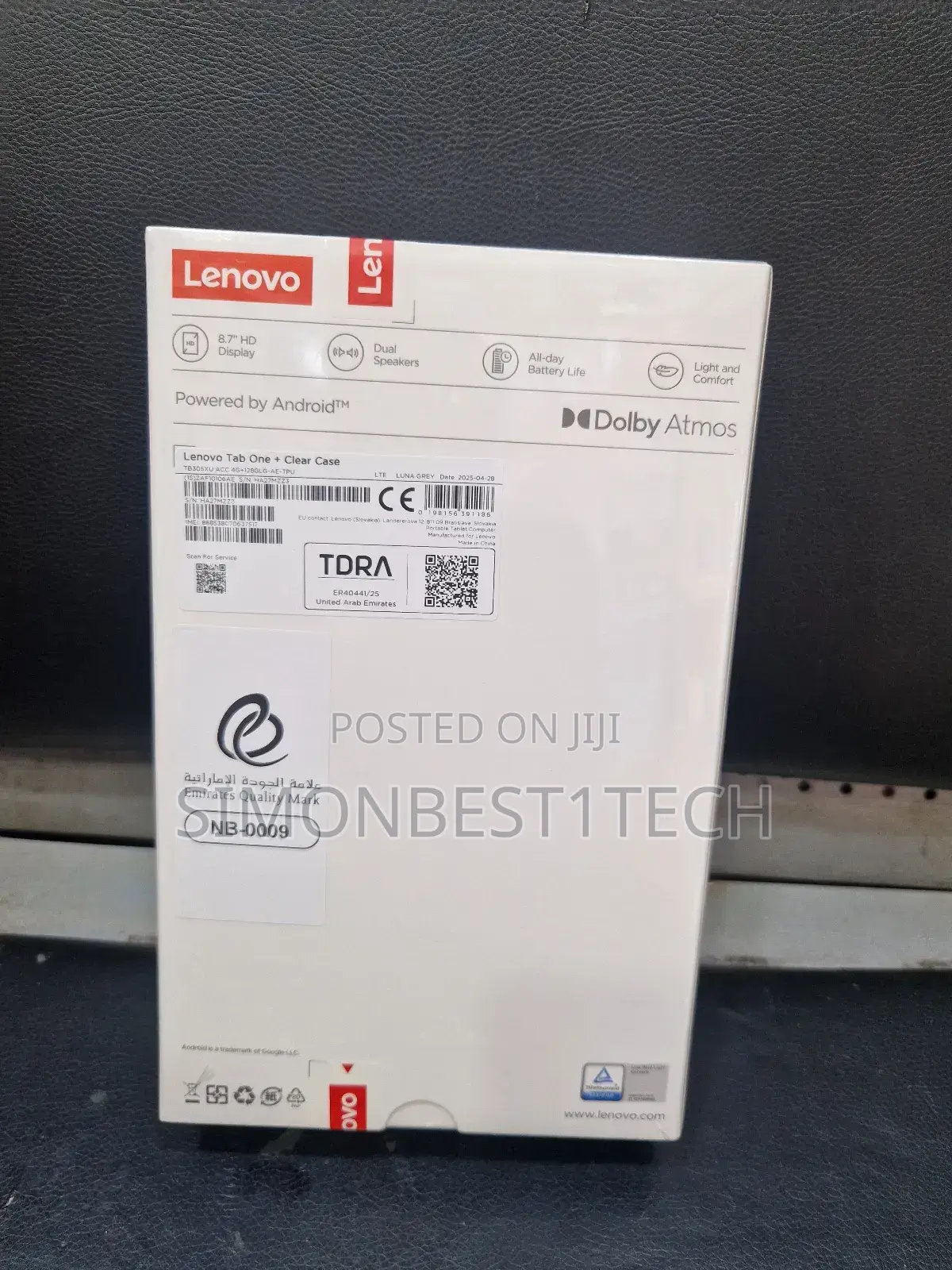 New Lenovo Tab 8 128 GB Gray