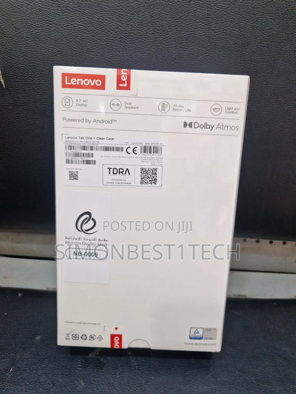 New Lenovo Tab 8 128 GB Gray