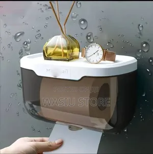 Wall-Mounted, Waterproof Toilet Paper Holder