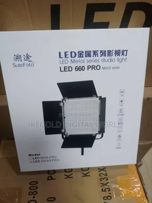 Sutefoto Led 660as Pro Studio Light – Powerful Bi-Color Video Light 