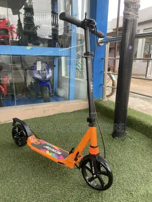 Foldable Kick Scooter for Adults and Teens Yellow