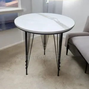 Marble Top Side Stool Table