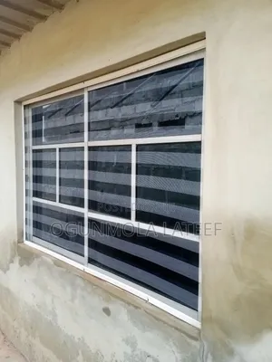 White Sliding Window With Net