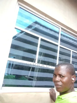 White Sliding Window With Net