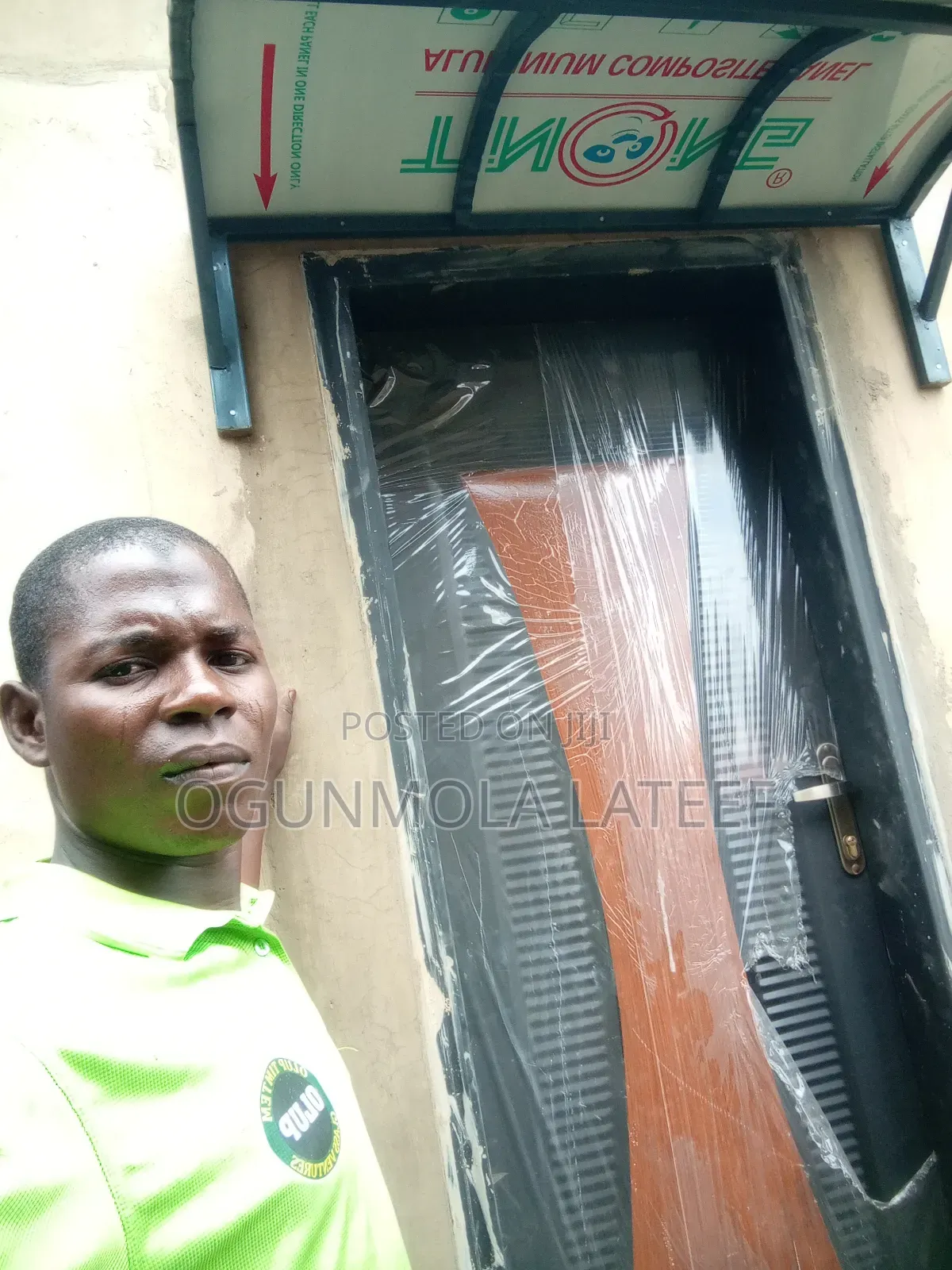 Single Iron Door