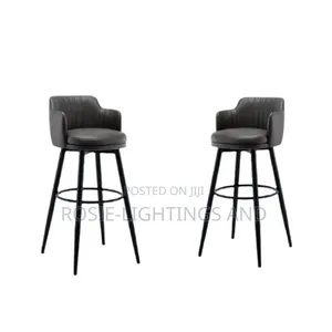 4 Leg Rotating Design Bar Stools- Set of 2