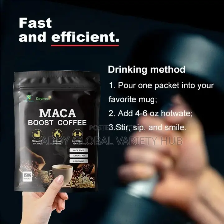 Maca Boost Coffee Energizer+ Libido Booster (X3 Effective)