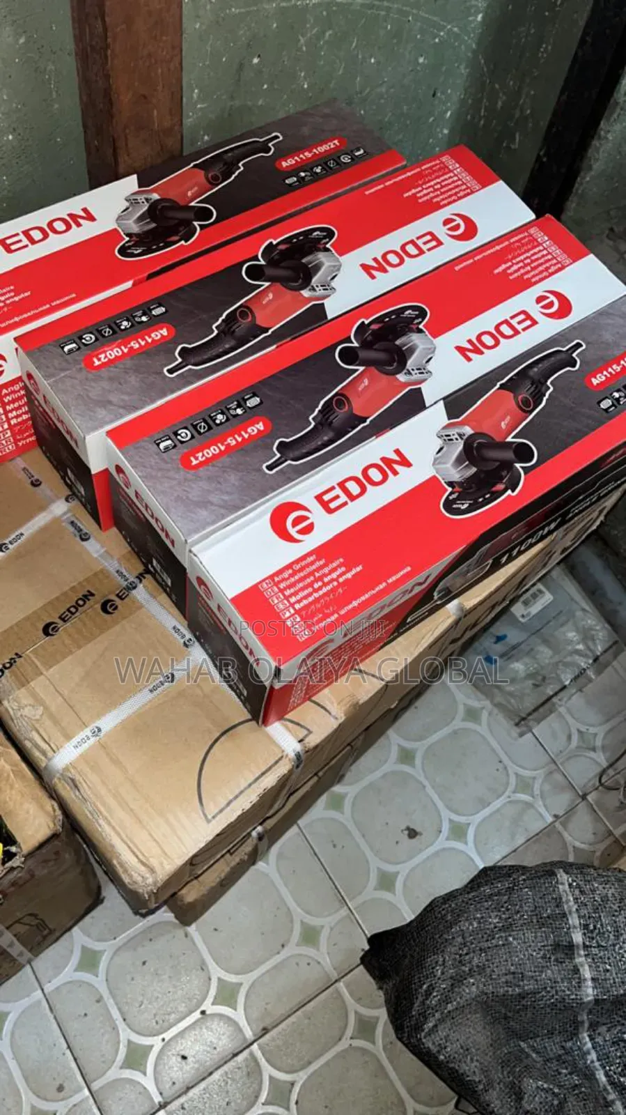 Edon 115mm 1100w Angle Grinder – Compact Powerful Cutting Tool