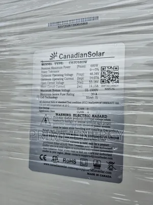 Canadian 680w Solar Panel