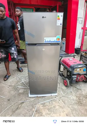Brand New Lg 300l Double Door Refrigerator√External Compressor√Silver√