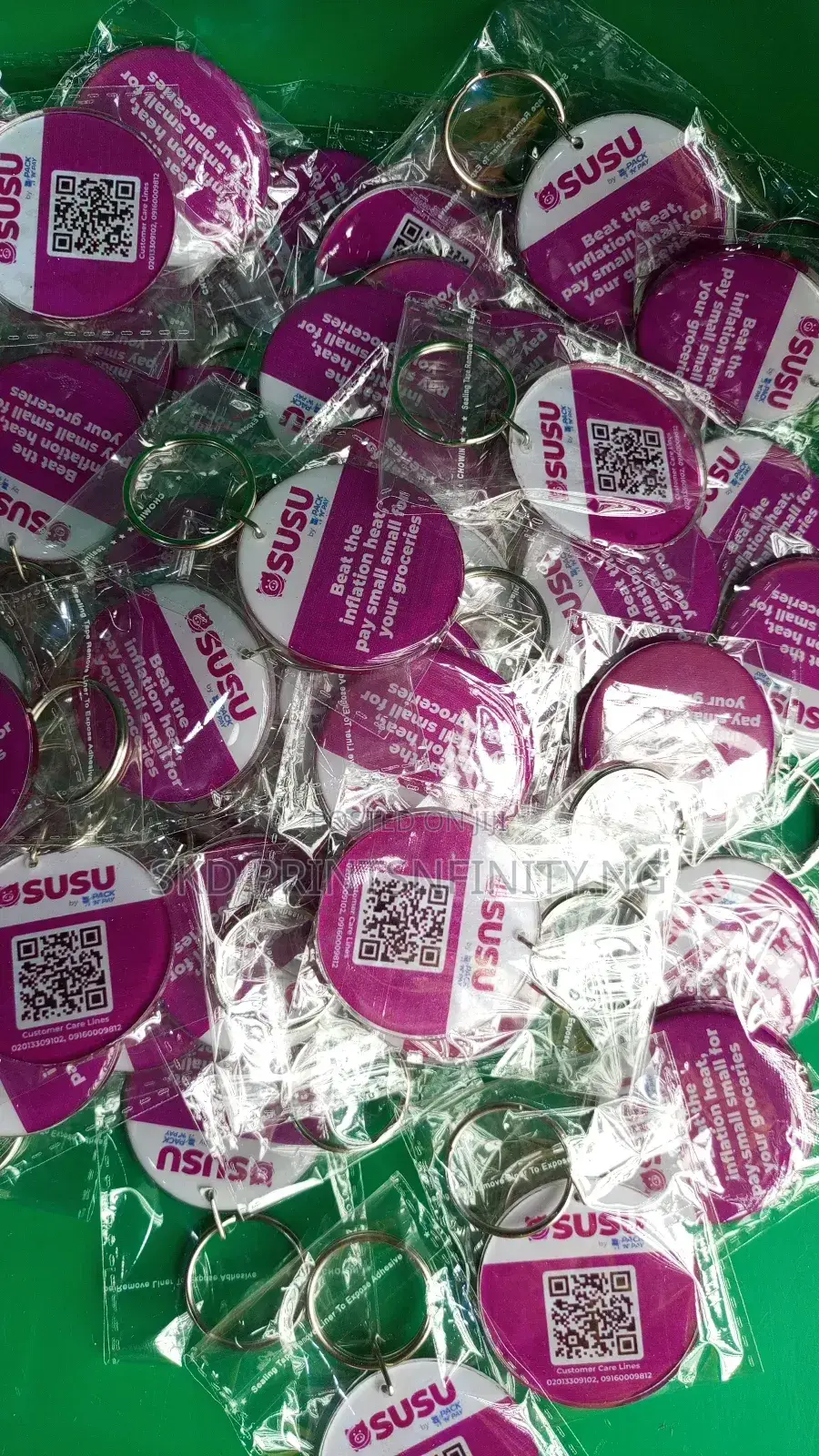 Scan Code Acrylic Keychain