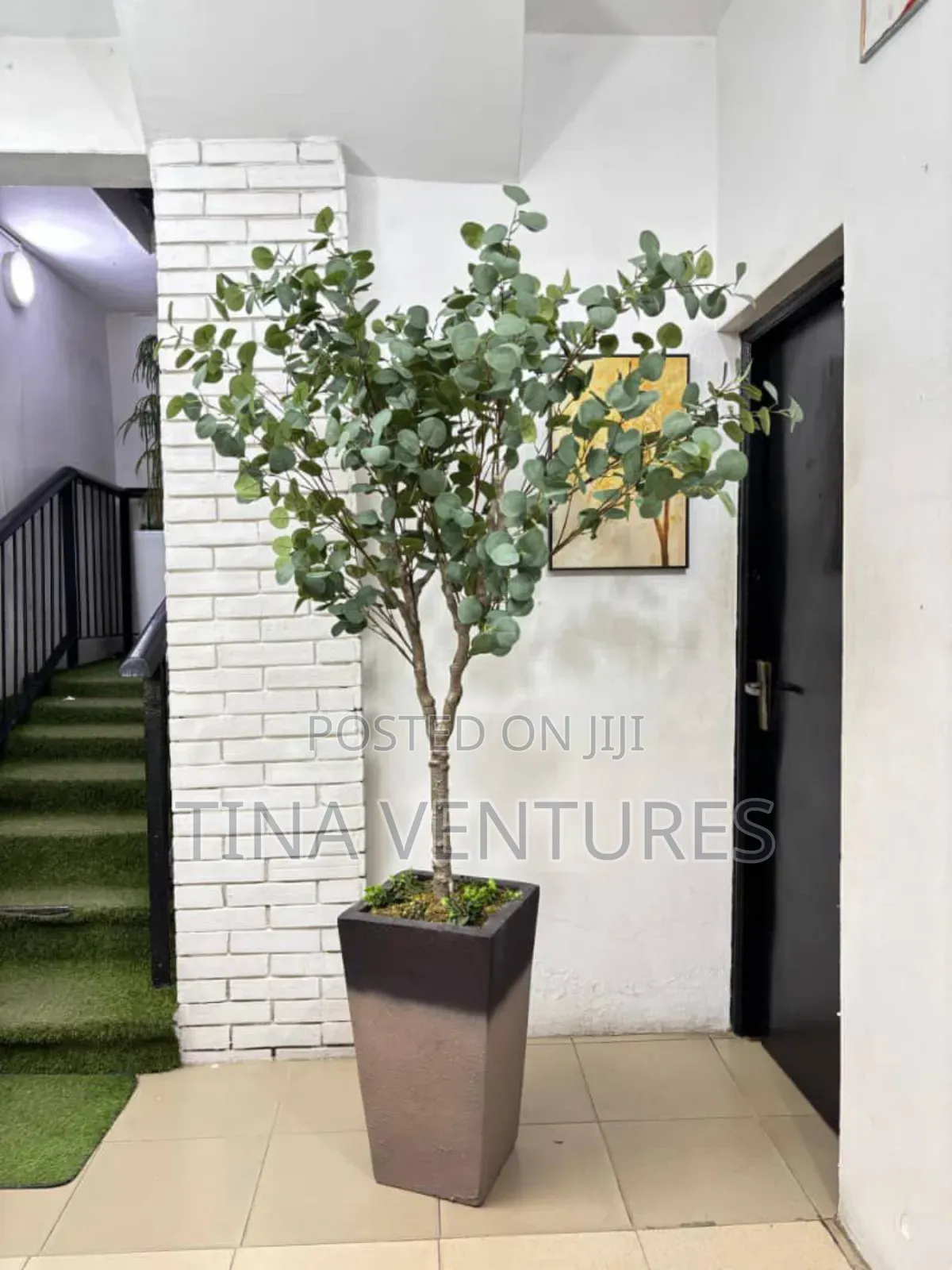 Artificial Flower/Plant and Pot (Authenticated)