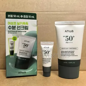 Anua Heartleaf Silky Sun Cream 50ml + Extra Free 10ml