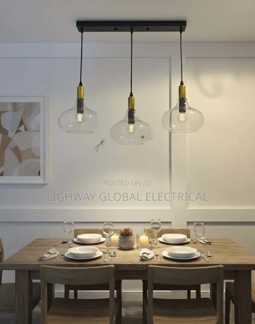 Minimalist Home Decor Glass Pendant Light