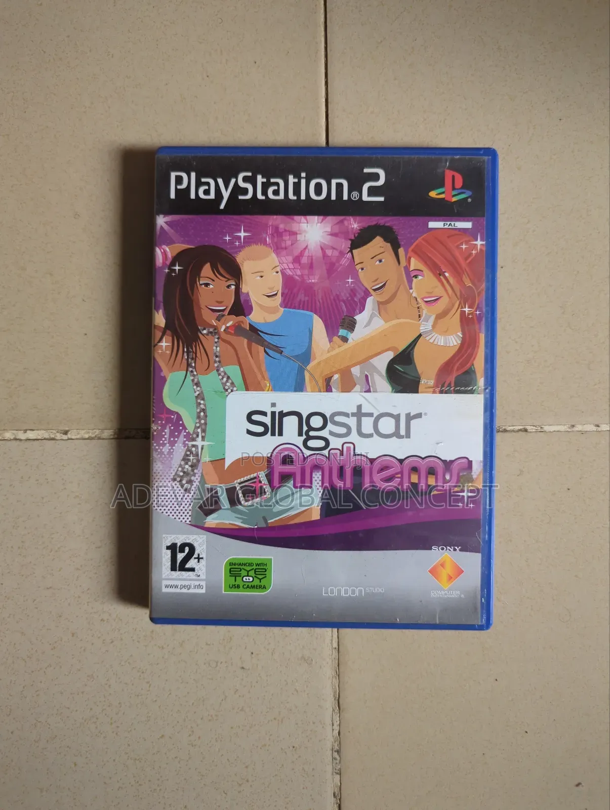 Playstation 2 Singstar Anthem Game Disc - Pal