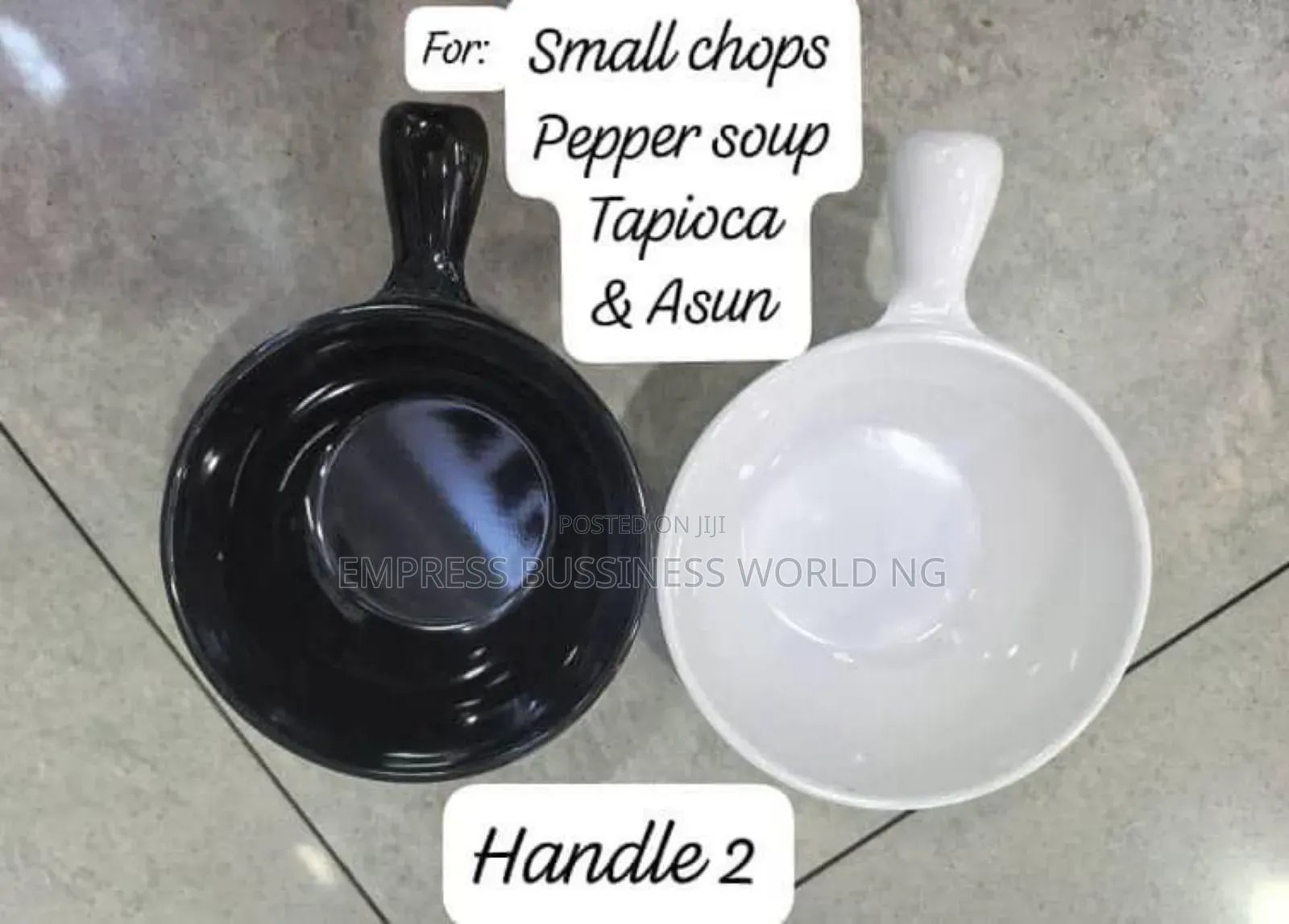 6pcs Small Chops, Asun, Salad, Tapioca, Pepper Soup Unbreakable Plate