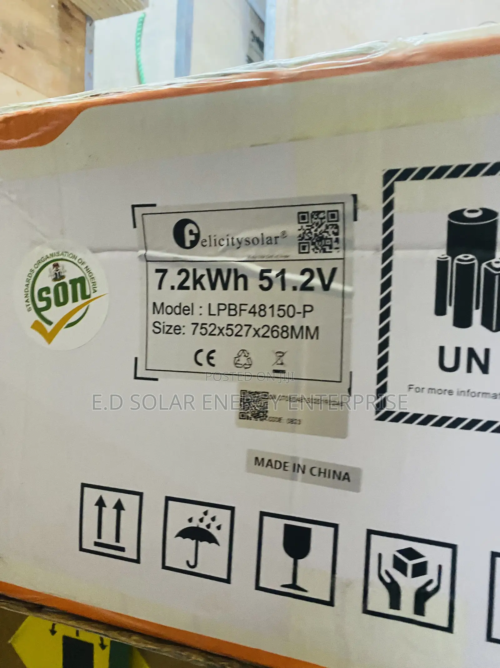 Felicity Solar Lithium Ion Battery 7.2kwh 48v