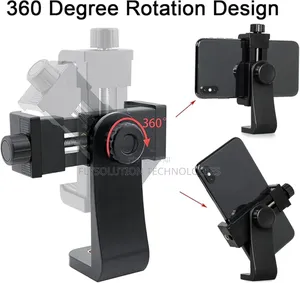 Smartphone Tripod Mount Adapter Phone Holder Adjustable Clamp Bracket