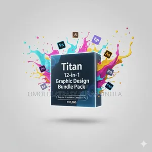 Graphic Design 12-in-1 Tutorial Bundle | Beginner To Advanced ₦15,000.