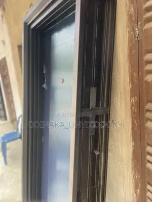 7ft by 3ft Jinhua Metal Door (9 Inches Frame)Co-Operate Line Design)