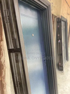 7ft by 3ft Jinhua Metal Door (9 Inches Frame)Co-Operate Line Design)