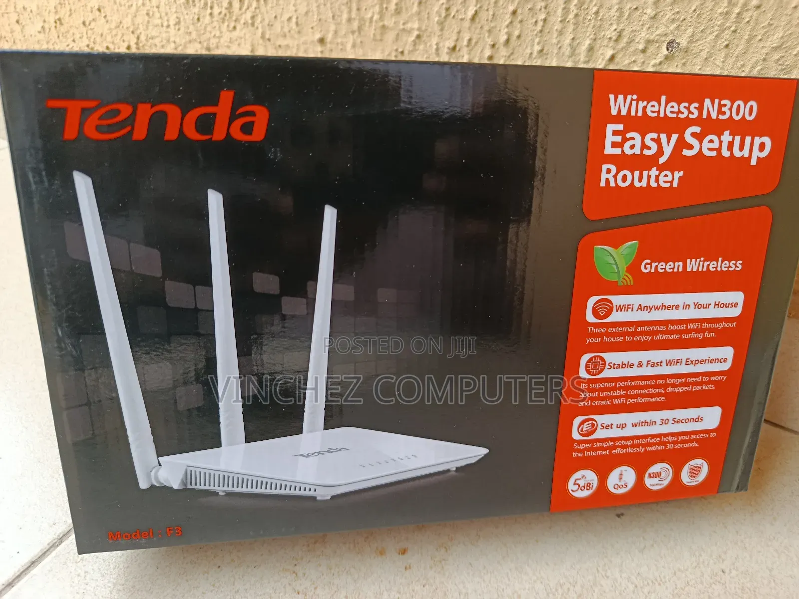 Tenda Router Wireless 300mbps