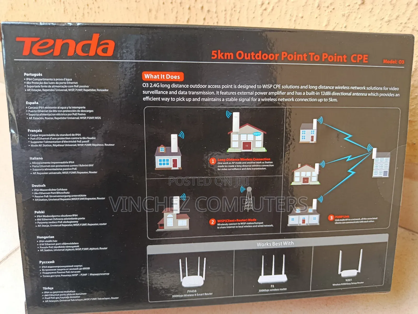 Tenda Outdoor Long Range Cpe