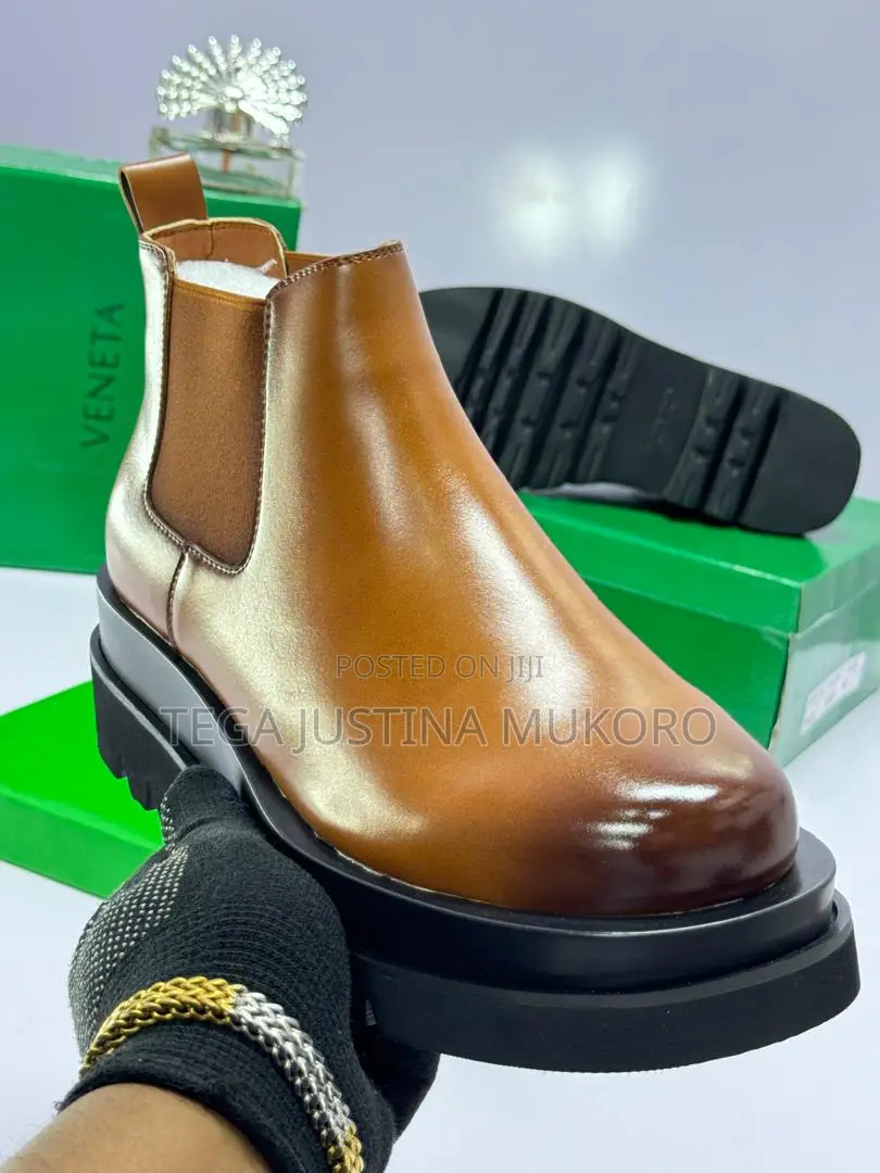 Bottega Veneta Men's High Sole Boot