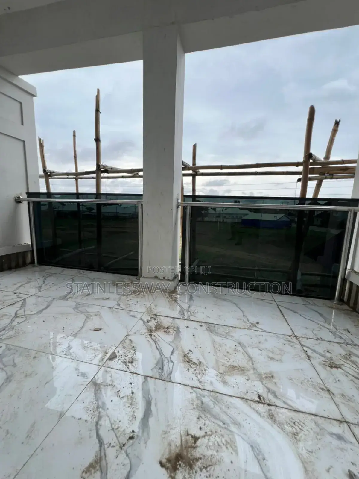 10mm Dark Grey Balcony Handrails at Lugbe