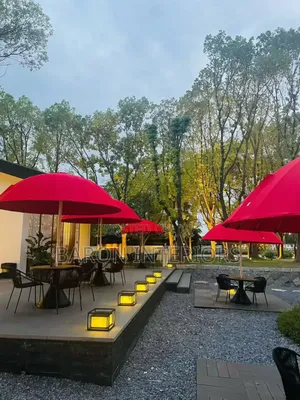 Outdoor Canopy Red Color Is Available as Seen
