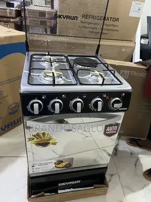 Skyrun 3+1 Standing Gas Cooker – 50×50cm, High Performance Stylishc