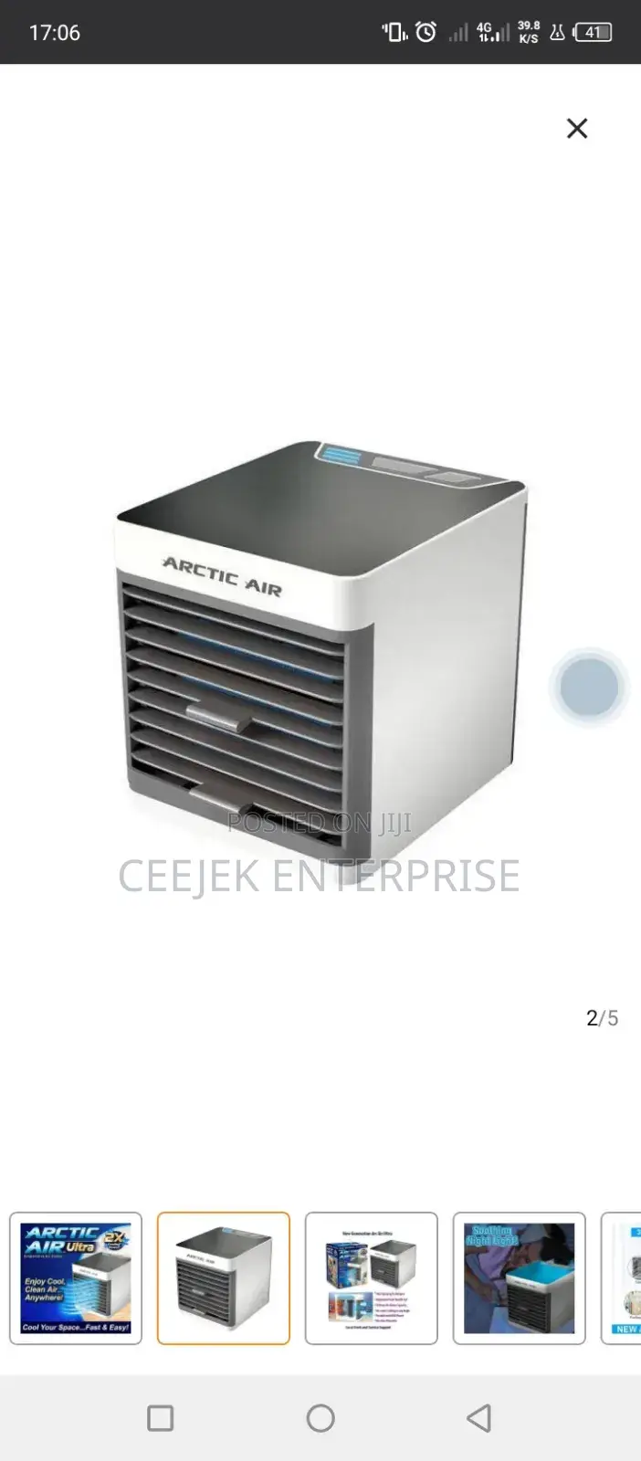 High Speed Arctic Air Cooling