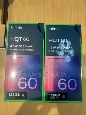 New Infinix Hot 60i 128 GB Gold
