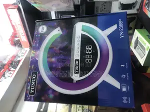 Multifunction Led Lamp, Clock, Wireless Charger, Bluetooth Speaker