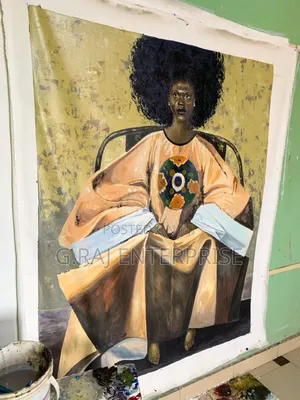 Wall Canvas Raw Painting in Lagos