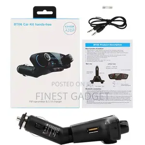 Dual Mp3 Bluetooth Car Charger