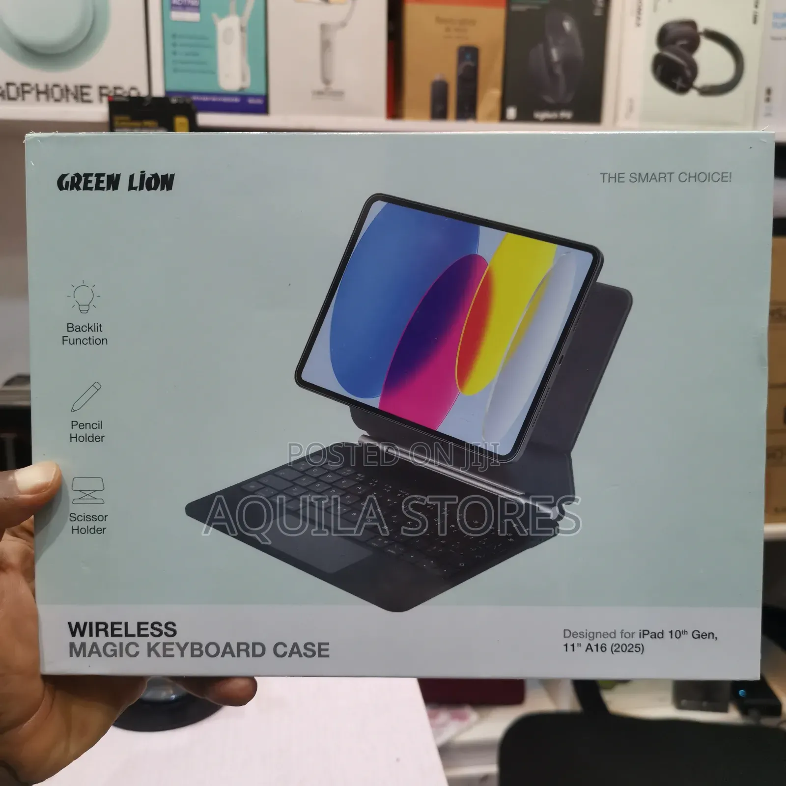 Green Lion Wireless Magic Keyboard For iPad 10th Gen And 11" A16