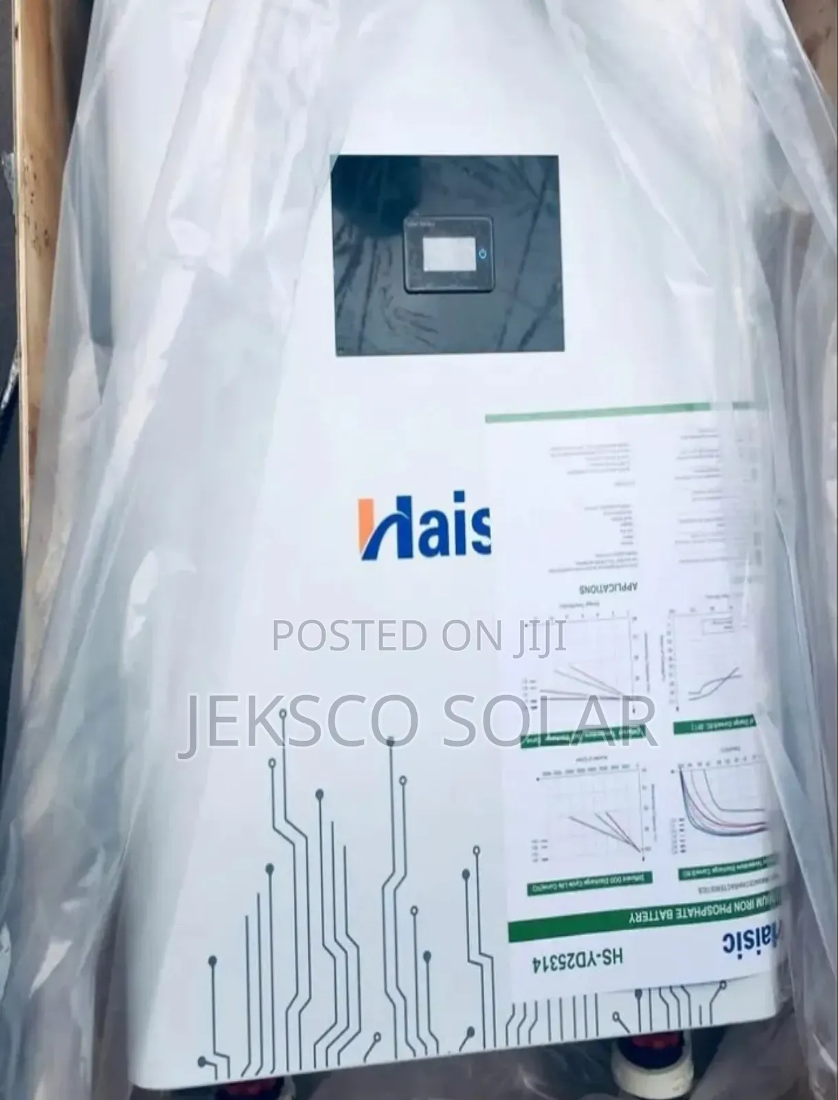 8kw Haisic Lithium Battery 25.6v