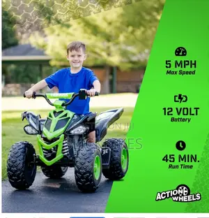 Yamaha Raptor 12v Atv Ride-On, Ages 3+, Speeds Up to 5 Mph, Includes