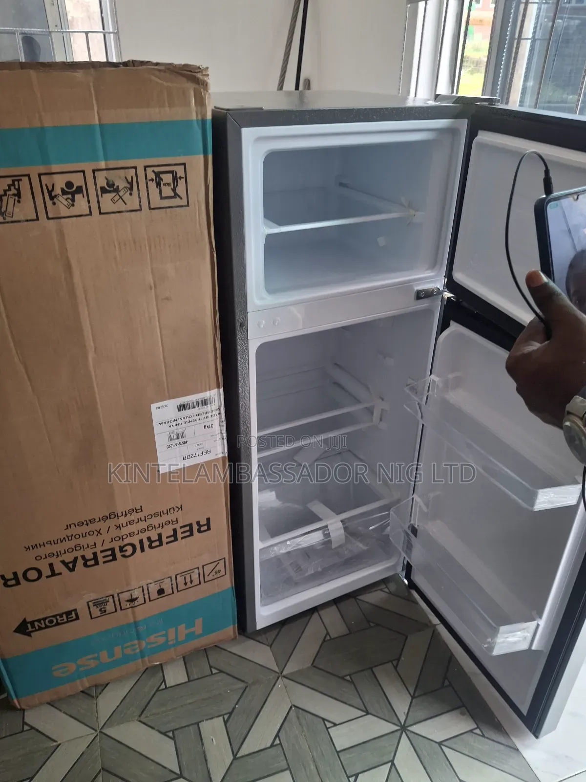 Double Door Hisense Refrigerator - 172 Dr